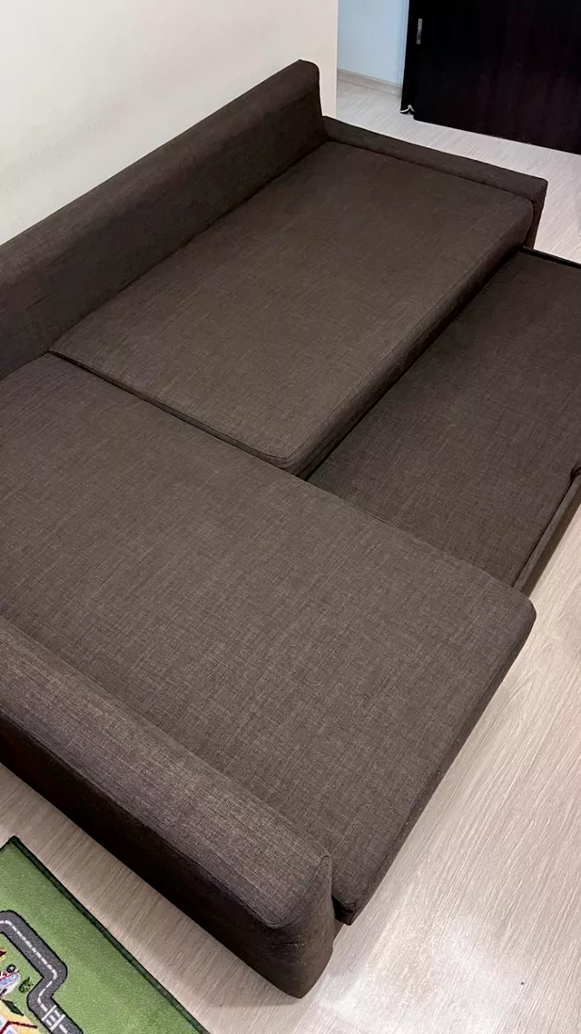 Light sofa refresh after cleaning
