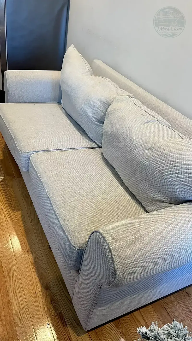 Upholstery stain removal before cleaning